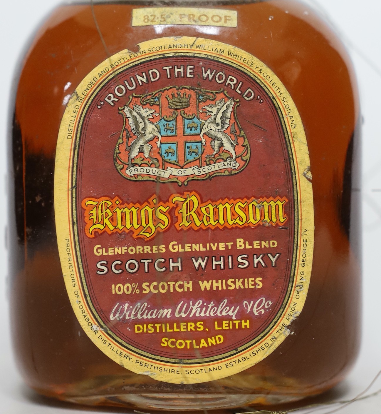 A bottle of King's Ransom Scotch Whisky, 'Round the World' 82.5% proof